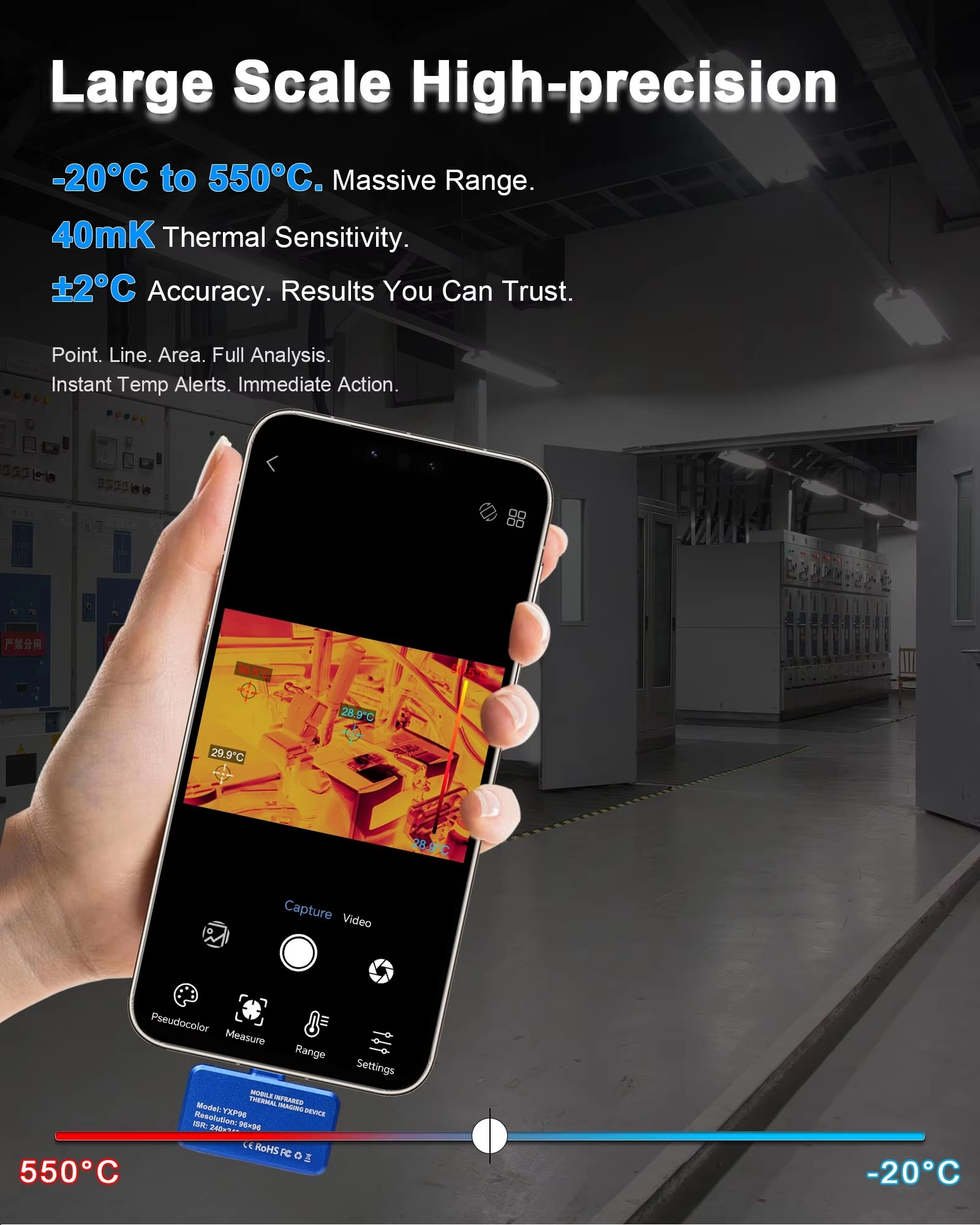 Thermal Camera for Phone 96x96 - Thermal Imaging Camera Pcb Repair recension och pris