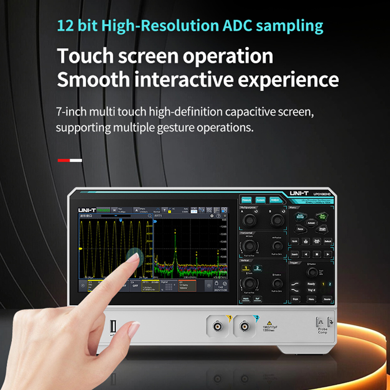 UNI-T UPO1154HD UPO1082HD Osci - Digital Storage Oscilloscope 100Mhz recension och pris