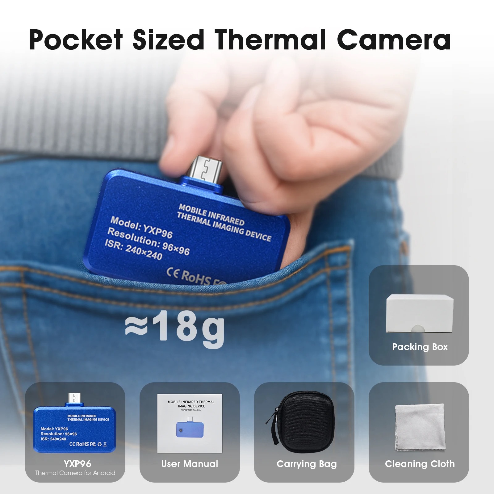 Phone Thermal Imager Infrared  - Thermal Imaging Camera Pcb Repair recension och pris
